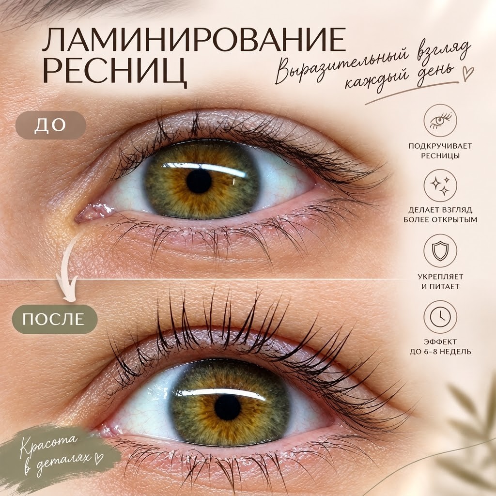 Ламинирование ресниц 3